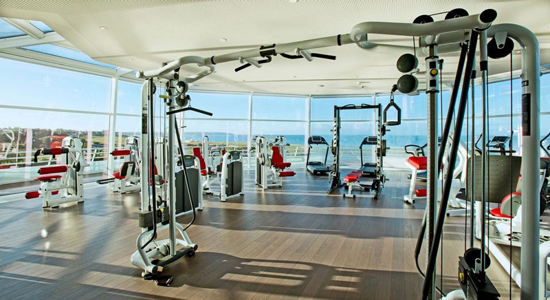 Salle de sport face à l'océan Miramar La Cigale