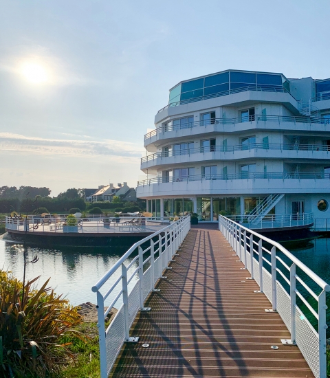 vue proue Hotel Thalasso Miramar La Cigale