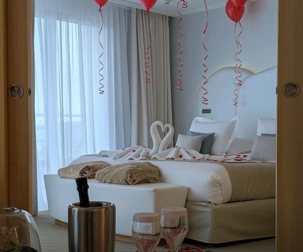 Séjour Saint Valentin nuit en amoureux hotel thalasso Bretagne Vannes 5 etoiles